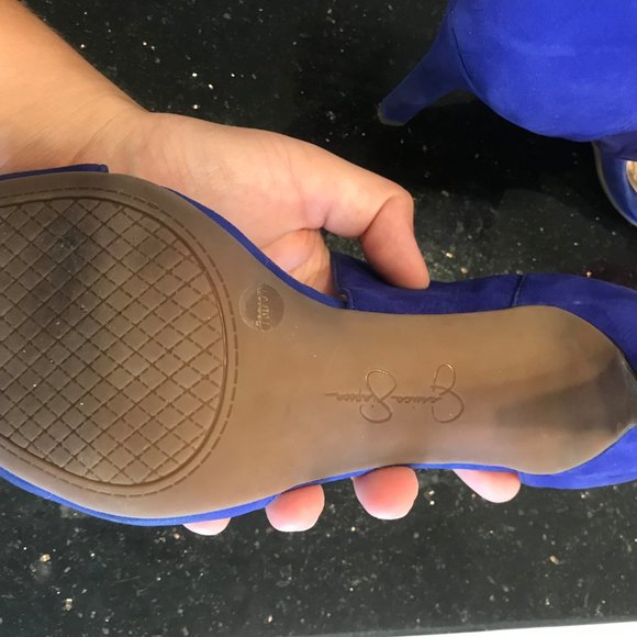 Cobalt Blue Jessica Simpson Heels - Picture 7 of 14